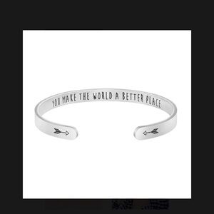 Joycuff You Make The World A Better Place Bracelet